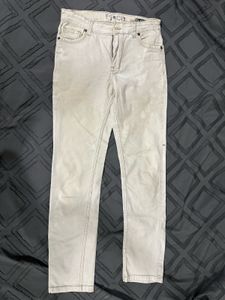 White Slim-Fit Jeans