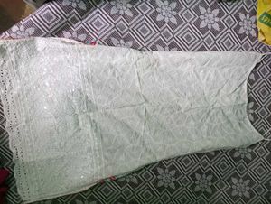 Beautiful White Chikankari Kurta
