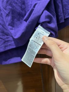 Purple Cropped T-Shirt