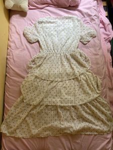 Tiered Polka Dot Ruffle Dress