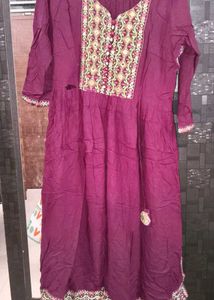 Beautiful Embroidered Anarkali Kurta
