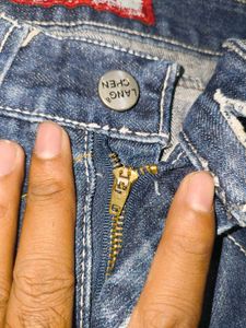 Lang Chen Y2K Archive Cyber Panel Stitching Jeans