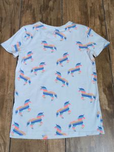 Cute Unicorn Print T-Shirt