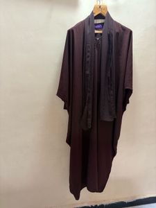 Brown Abaya with Scarf
