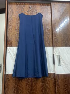 Navy Tiered 2 piece Midi Dress