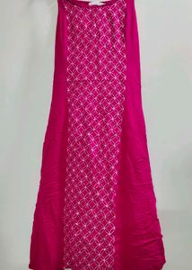 Pink Print Dress
