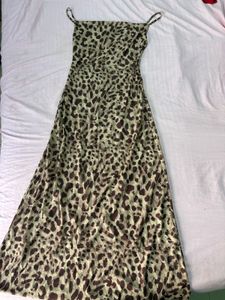 Savana Leopard Print Maxi Dress