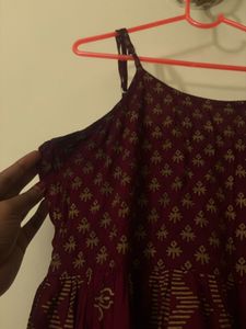 Bohemian Anarkali Dress with duppata