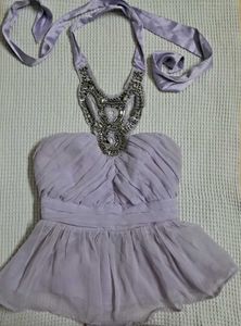 Y2k Vintage Desi Chatpata Embellished Halter Top