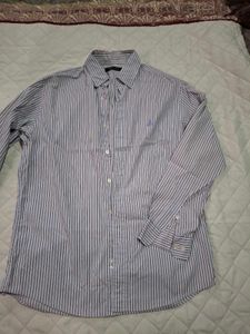 Men's Striped Button-Down Shirt