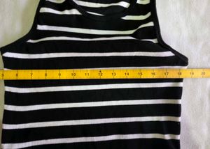 Striped Cropped Tank Top