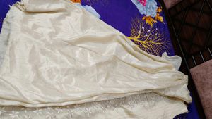 Elegant Cream Kurta Set with Embroidery- no dupatt