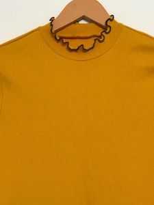 Mustard Yellow Bodycon Mini Dress