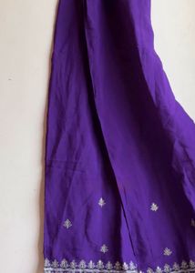 Embroidered Purple Kurta