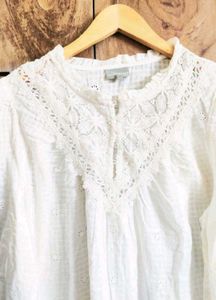 Off White Cotton Tunic