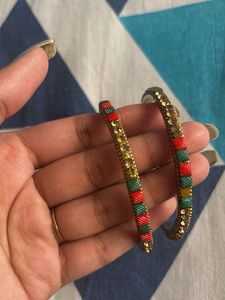 Elegant Traditional Bangles Set of 2