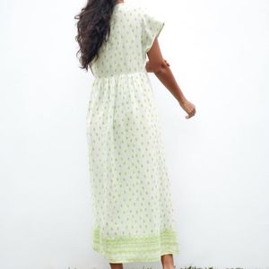 Zara New Limited Editon Floral Printed Maxi Dress