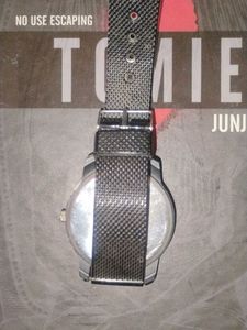 Stylish Black Mesh Strap Watch