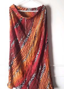 Unused Crush, crumbled fabric Bohemian Skirt
