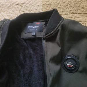 Olive Green Bomber Jacket