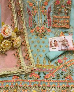 shree fabs embroidered suit