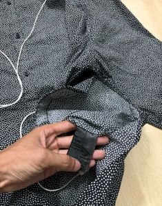 H&amp;M Dotted Long Sleeve Shirt