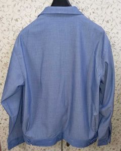 PAVV Men's Blue Work  jacket Shirt