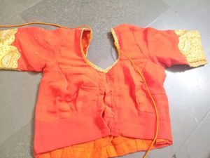 Embroidered Silk Blend Saree
