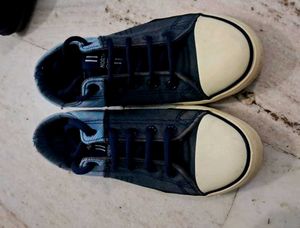 North Star Blue Denim Sneakers