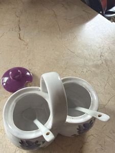 Decorative Ceramic Spice Jar Set