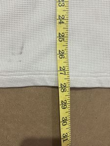 H&amp;M White Textured Shirt oversized