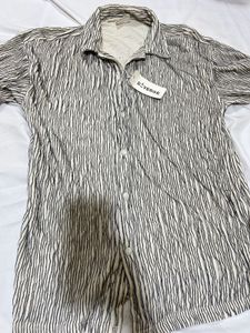 Deverge Striped Shirt - New with Tags