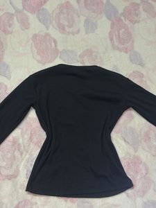 Black Long Sleeve Top (Jewellery not included)