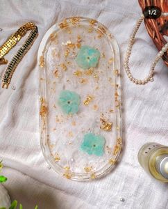 Handmade Pastel Hydrangea Trinket Tray