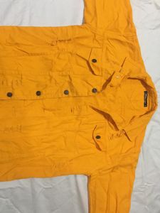 Denim Jacket a Bit Stretchable