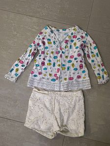Freebies with Shorts and shrugs Girls Outfit