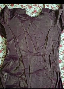 Embroidered Purple Kurta Set