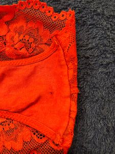 H&amp;M Red Lace Briefs