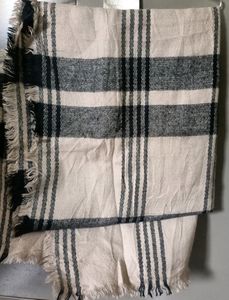 Cozy Plaid Scarf, Stole, Shawl