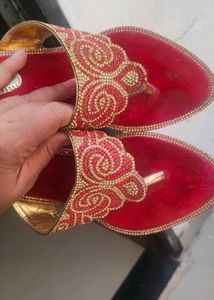 party wear Ethnic Embellished Flats