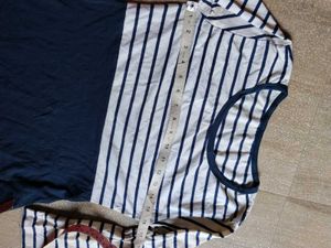 Striped  Midi Dress