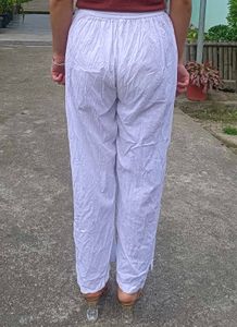 New Comfortable White Palazzo Pants
