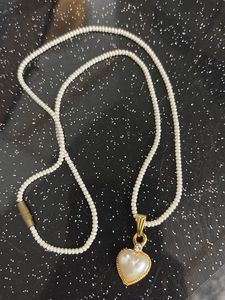 Heart Pearl Necklace