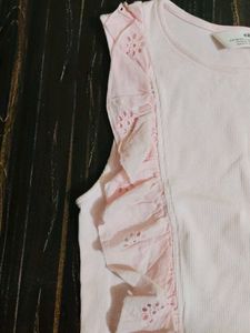 H&amp;M Pink Ruffle Top🎀💗