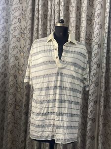 Men's Striped Polo T-Shirt