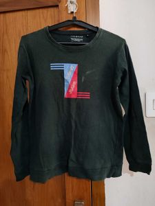 Tommy Jeans Green Sweatshirt