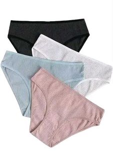 Comfortable Striped Briefs 4-Pack