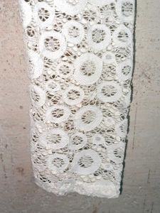 Partywear Lace Top Blouse Layered White