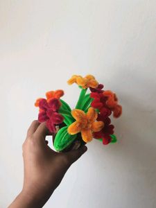 Cute Pipe Cleaner Potted Plant