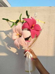 Handmade Crochet Lily Bouquet